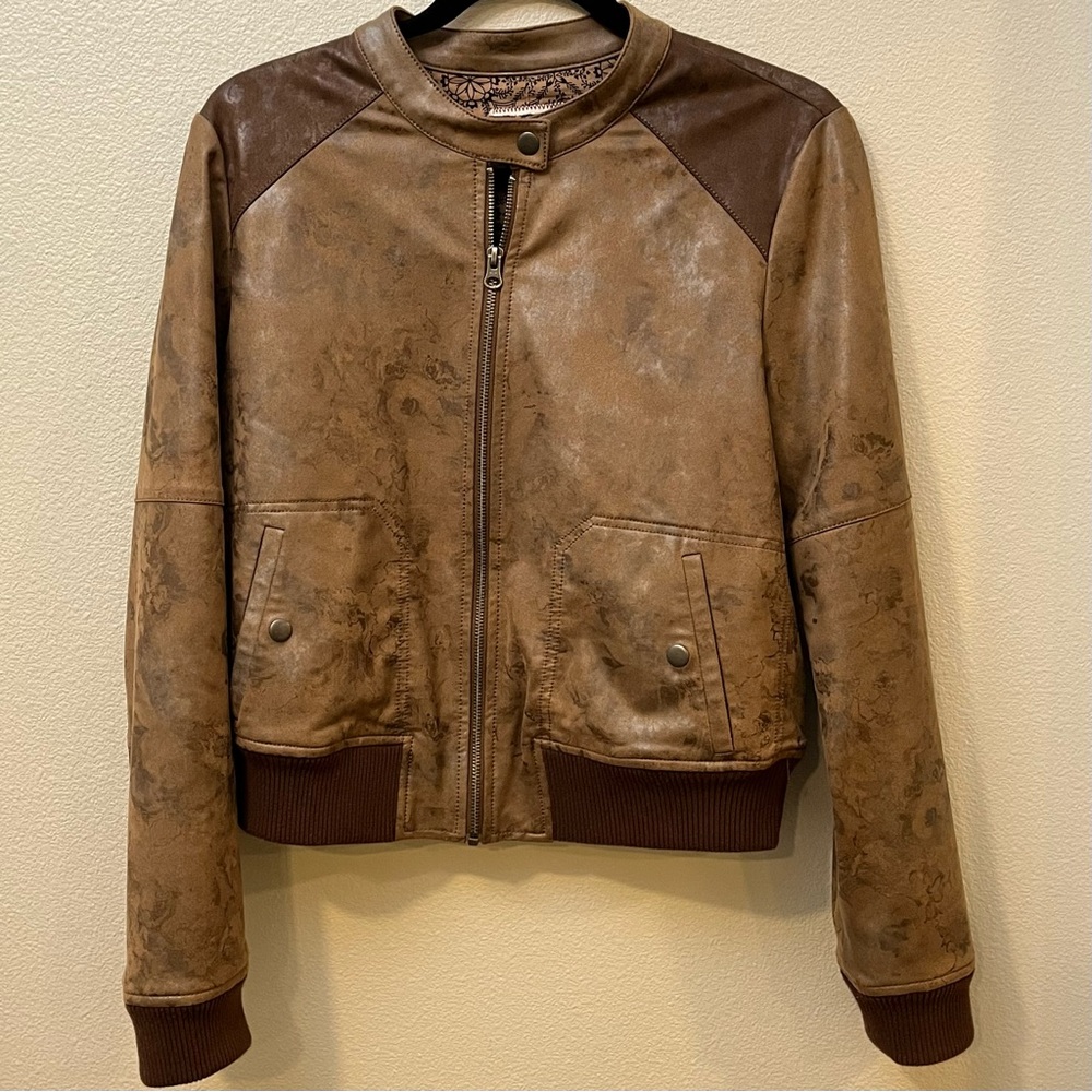 Anthropologie/ Hei Hei / Moto Vegan Leather Jacket